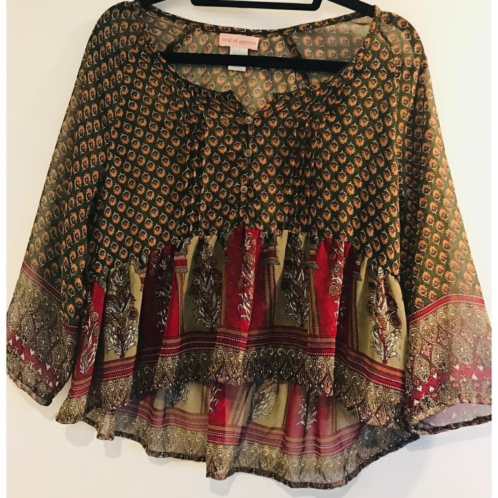 Band Of Gypsies Women Blouse Sz Medium